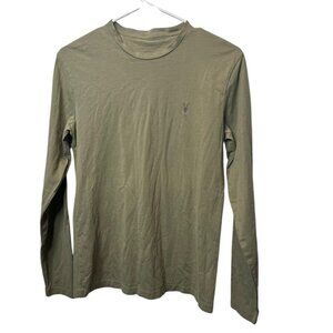AllSaints Olive Green Long Sleeve Tee | Men’s XS